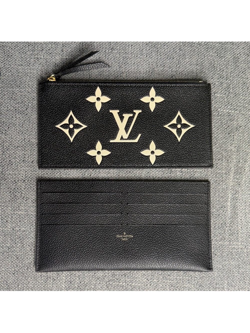 Louis Vuitton Felicie monogram empreinte bicolor INSERTS pouch and card holder